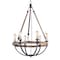 Maxim Lighting Lodge 6-Light 29.25" Wide Weathered Oak / Bronze Chandelier 20337WOBZ - alternate 1